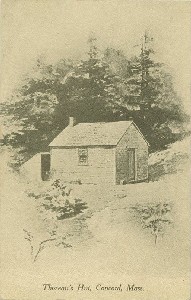 Thoreau's Hut, 
	Concord, Mass.; early 20th century