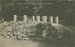 Thoreau's Cairn and 
	cabin site, Concord, Massachusetts; early 20th century
