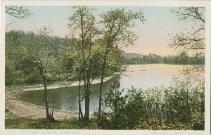 Thoreau's Cove, Lake 
	Walden, Concord, Mass.; early 20th century