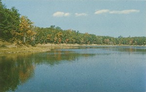 [Walden Pond in 
	autumn]; 1968 (copyright date)