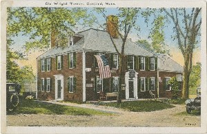 Old Wright Tavern, 
	Concord, Mass.; circa 1925 (postmark date)