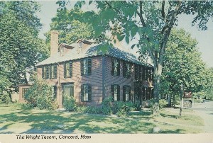 The Wright Tavern, 
	Concord, Mass.; mid-to late 20th century.