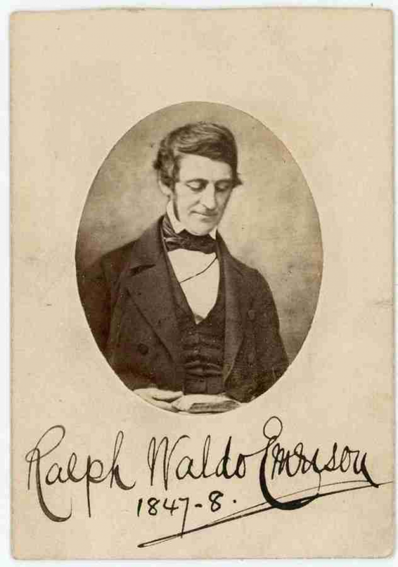 The William Munroe Special Collections acquires an unrecorded photograph of Ralph Waldo Emerson thumbnail Photo