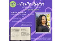 Leslie Riedel Memorial Lecture for Young People: Rajani LaRocca thumbnail Photo