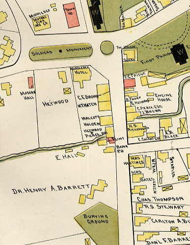 Concord in the 1889 Walker Middlesex Atlas