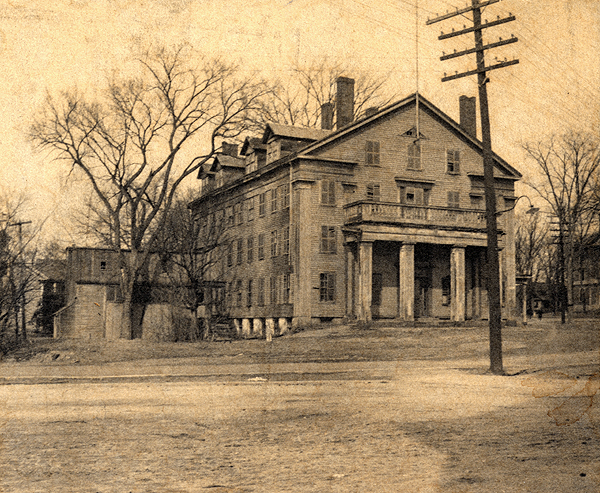 The Hotel in Disrepair: Front (South Side) and West Side