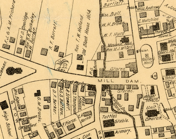 An 1893 Map from The Concord Directory and Guide