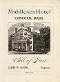 Thumbnail of A Middlesex Hotel Menu (1870s)