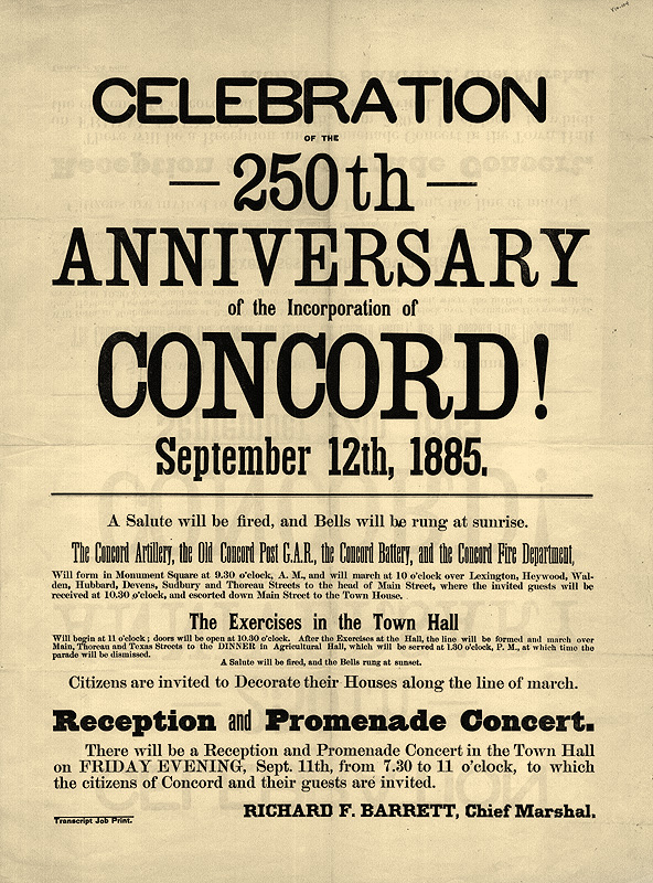 Larger image of 250th Birthday Broadside