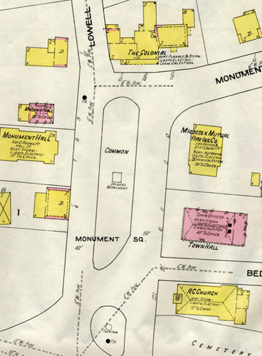 Sanborn Map of the Town House, 1909
