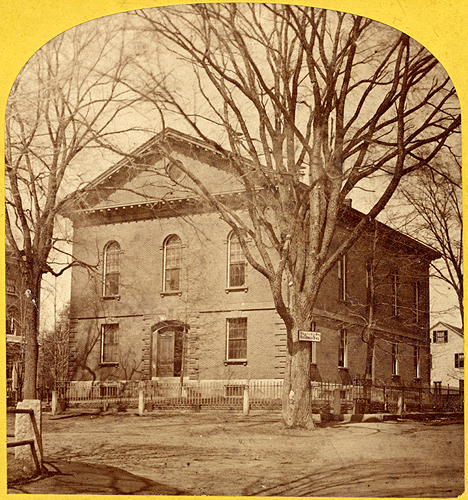 Town House, Stereopgraph of 1875