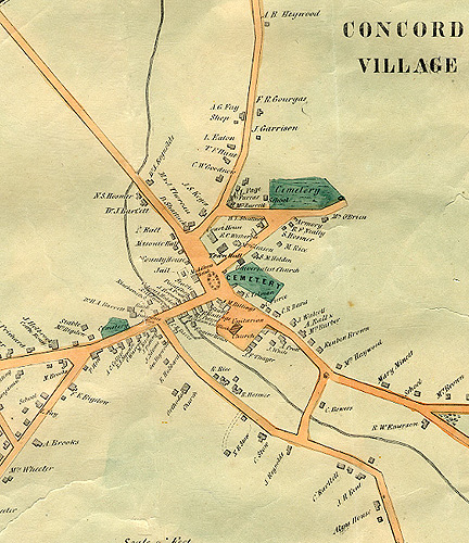 Walling map from 1852