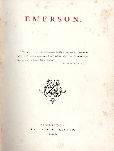 Emerson by Alcott