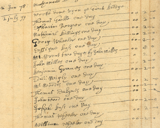 Concord Town Records, 1650-1714 (Volume D1-3). Em_Con_18
