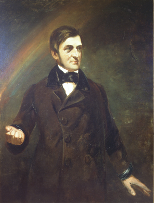 David Scott.  Ralph Waldo Emerson, 1848.  Oil on panel.