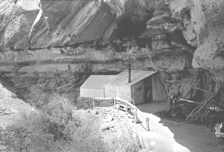 Louis Boucher's Dripping Springs Camp, Grand Canyon, Ariz.