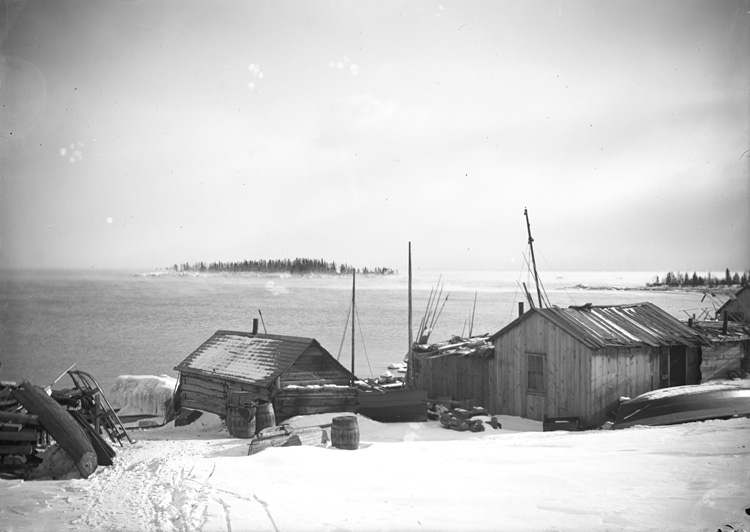 Fishing Huts & Knife Island