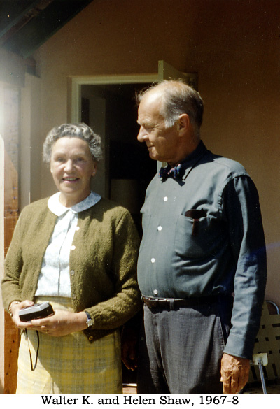 Walter and Helen Shaw