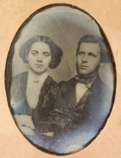 Charles and Frances Rice Eaton, ca. 1854.