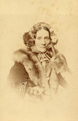 Lucy Barrett Barrett, ca. 1860.