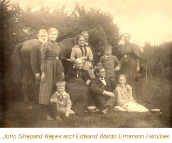 John Shepard Keyes and Edward Waldo Emerson Families