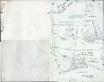 53 Plan of a Farm in Lincoln Mass. Belonging to Edward S. Hoar ... March 1860 [Note: Notation on reverse: "Snelling Farm, So[uth] Lincoln"]