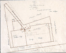 Plan of the Same Premises with Additions in Nov. 1855 ... Oct. 31, [18]55