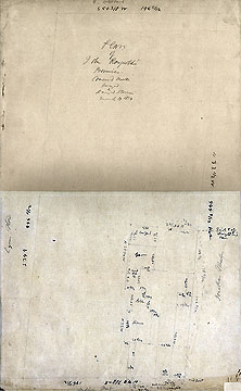 99b Plan of John Reynolds' Premises, Concord Mass. ... March 17, 1854