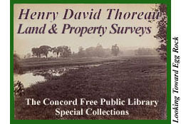 Henry David Thoreau Land Surveys - Concord Free Public Library Special Collections