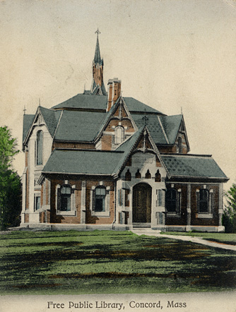 Concord Free Public Library, 1873.