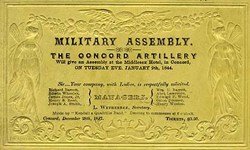 Concord Artillery ticket