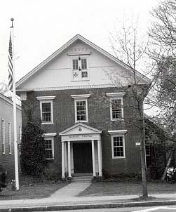 Brick Schoolhouse, now Masonic temple.