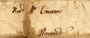 Rev. Mr. Emerson, Harvard