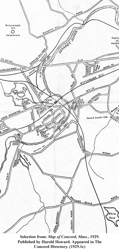 Howard map, 1929