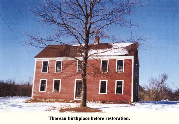Thoreau birthplace before restoration