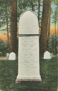 Alcott grave, Concord, Mass.; early 20th century