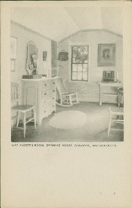 May Alcott's Room, Orchard 
	House, Concord, Massachusetts; early 20th century
