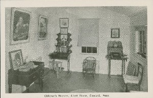 Children's nursery, Alcott 
	House, Concord, Mass.; early to mid- 20th century