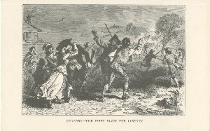 Concord—the first 
	blow for liberty; late 20th century