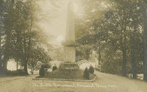 The Battle Monument, 
	Concord, Mass.; early 20th century