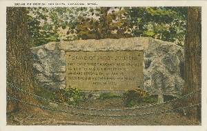 Grave of British Soldiers, 
	Concord, Mass.; early 20th century