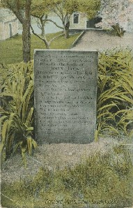 Concord, Mass., Tablet to John Jack; circa 1907 (postmark date)
