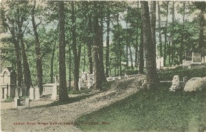 Author Ridge Sleep Hollow 
	Cemetery Concord, Mass.; early 20th century