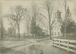 Trinitarian  Cong'l Church of Concord, and manse; early 20th century