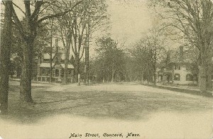 Main Street, Concord, 
	Mass.; circa 1907 (postmark date)