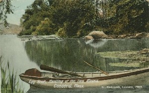 Egg Rock, Meeting of the Two Rivers, Concord, Mass; early 20th century
