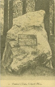 Emerson's Grave, Concord, Mass.; early 20th century