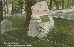 Concord, Mass. Ralph 
	Waldo Emerson Grave.; circa 1907 (postmark date)