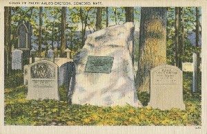 Grave of Ralph Waldo 
	Emerson, Concord, Mass.; early to mid- 20th century