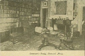 Emerson's Study, Concord,
	 Mass.; circa 1922 (postmark date)